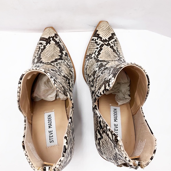 {Steve Madden} Alyse Faux Snake Boots - Picture 12 of 16